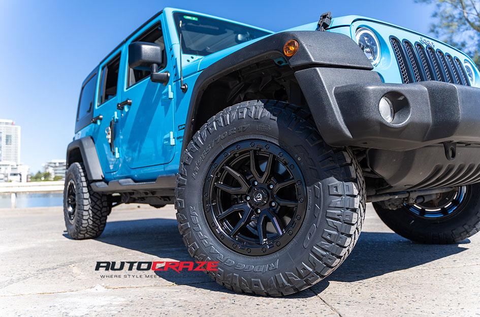 JEEP WRANGLER REBEL 5 MATTE BLACK